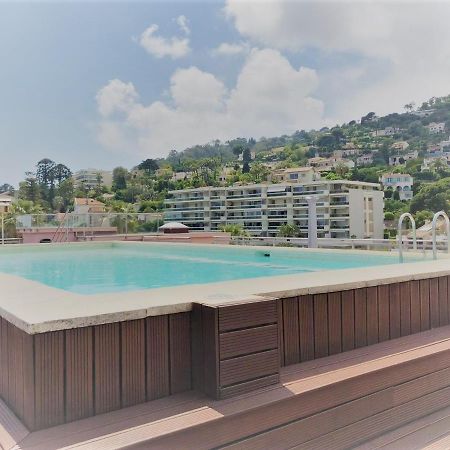 Apt Golfe Juan - 5min des plages - Parking privée - Piscine Rooftop Vallauris Esterno foto