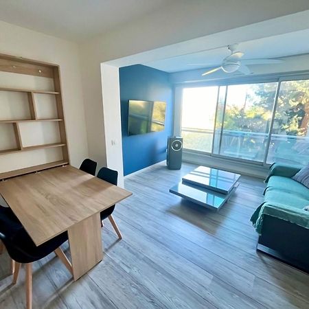 Apt Golfe Juan - 5min des plages - Parking privée - Piscine Rooftop Vallauris Esterno foto