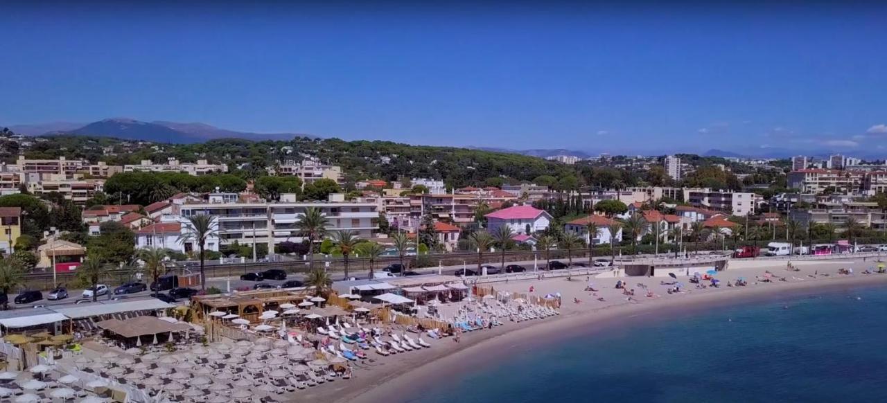 Apt Golfe Juan - 5min des plages - Parking privée - Piscine Rooftop Vallauris Esterno foto